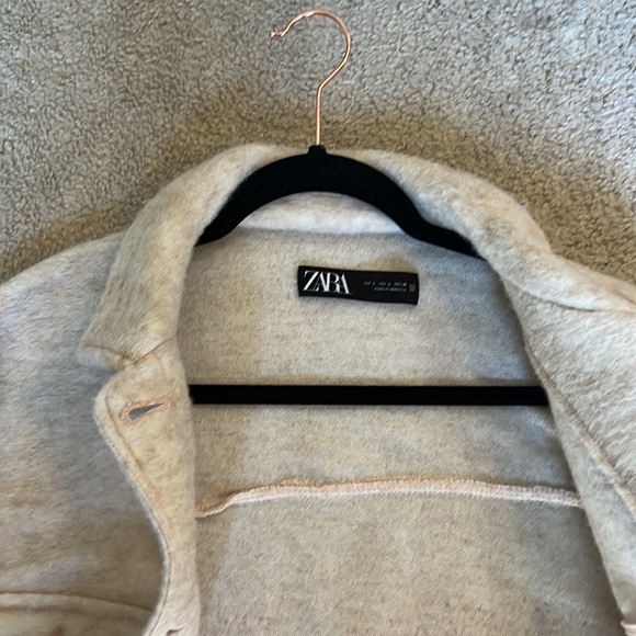 ZARA | Wool Blend Tie Dye Overshirt | Large - Picture 7 of 9